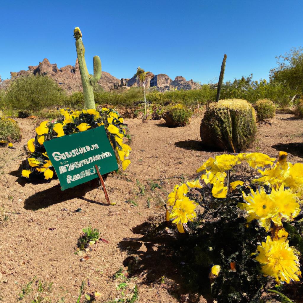 A well-maintained garden in Mesa, free from pest infestations.